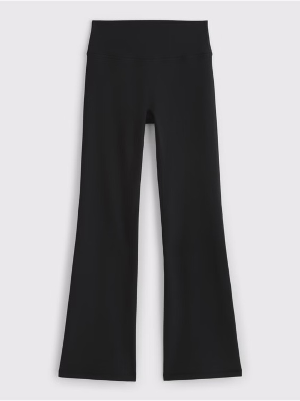 Abercrombie Black High-Waist Flare Leggings